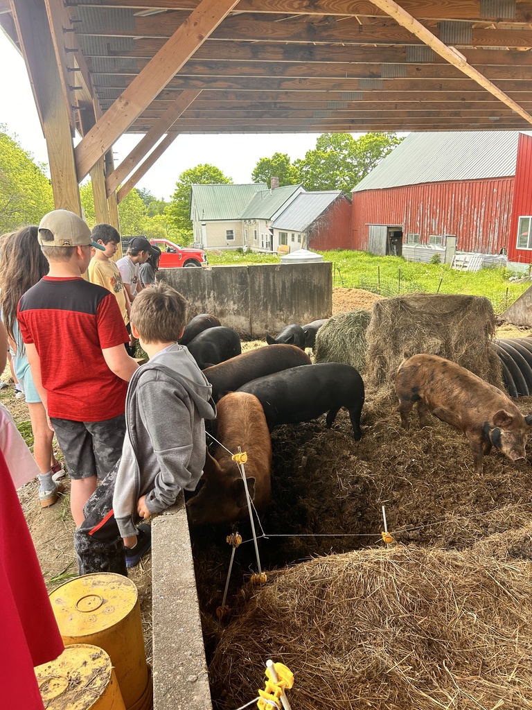 The Milkhouse Dairy Farm and Creamery in Monmouth gave 2nd graders a guided tour of their livestock barns and pastures