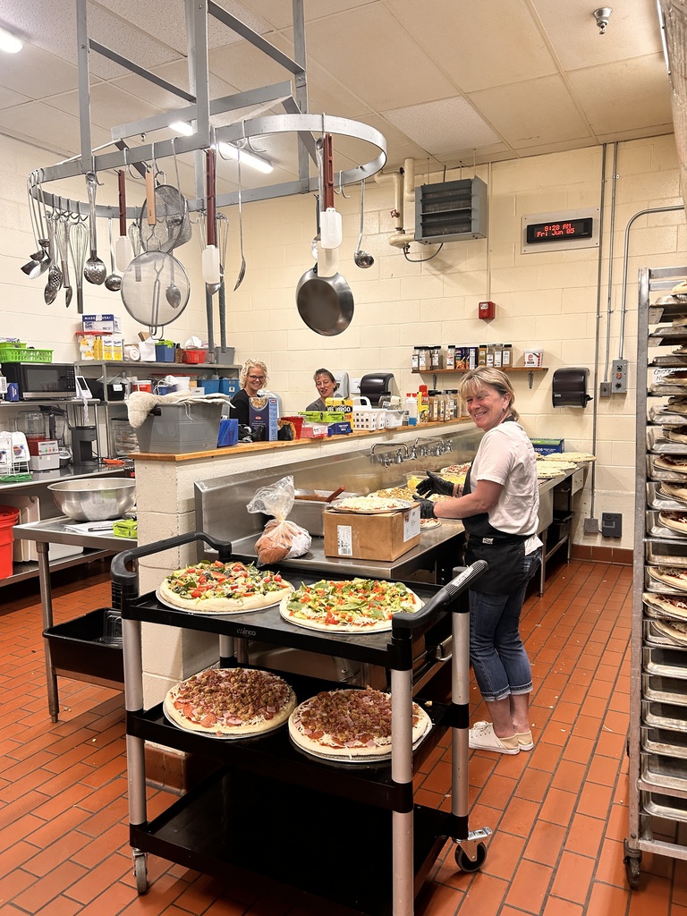 Did you know that our stellar kitchen crew bakes over 40 pizzas every Friday for Pizza Day