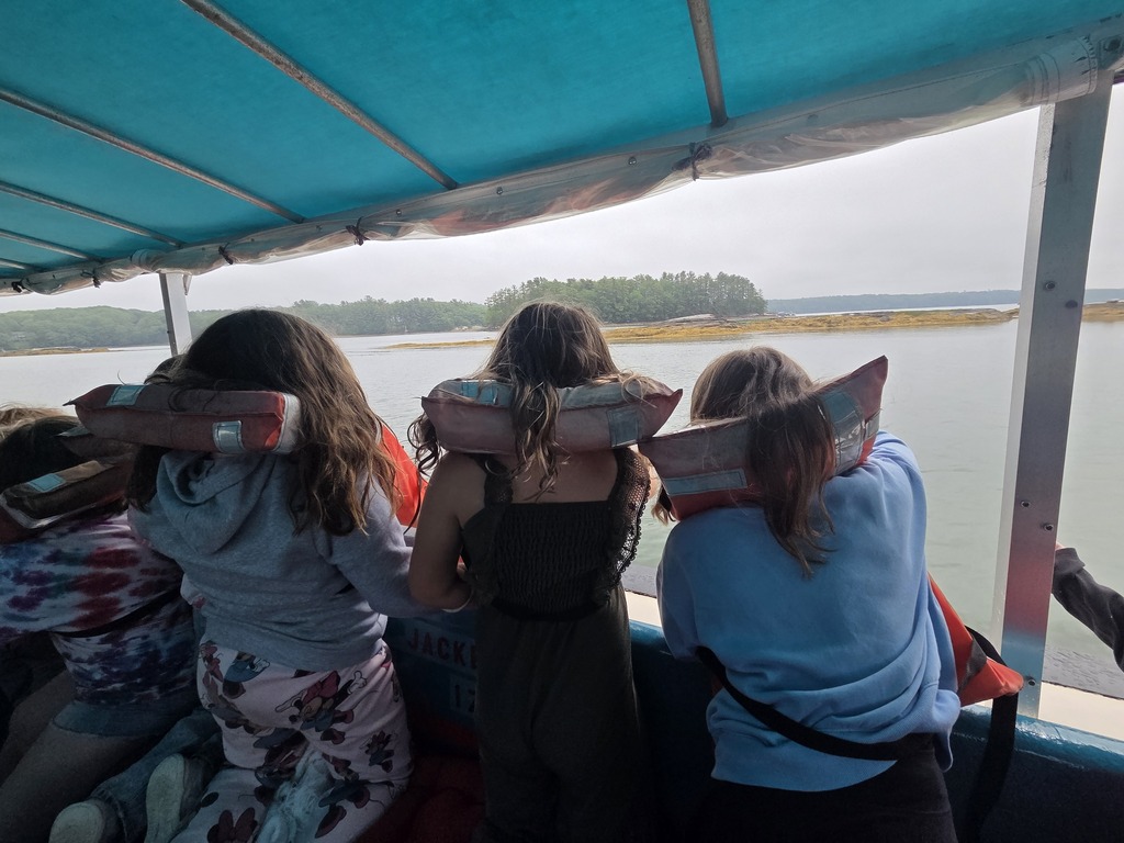 Our third graders concluded our marine studies with a trip down the Damariscotta River. Students even took over the microphone to share information with their classmates. What an amazing experience.