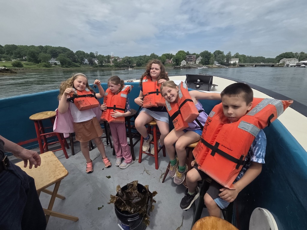 Our third graders concluded our marine studies with a trip down the Damariscotta River. Students even took over the microphone to share information with their classmates. What an amazing experience.