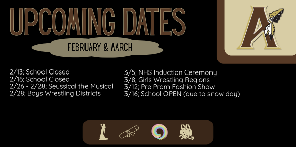 calendar of events feb and march