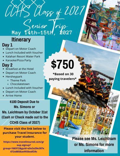 Senior Trip Details
