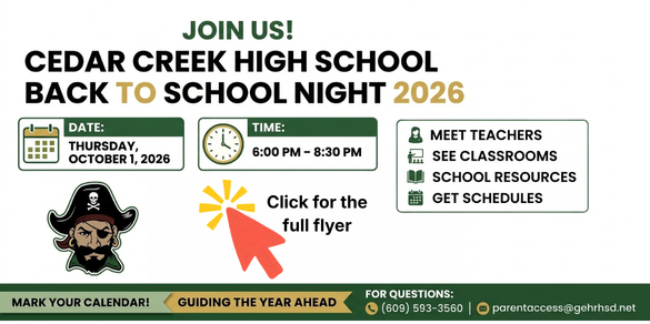 Cedar Creek BTS Night 10/01/26 6pm-830pm