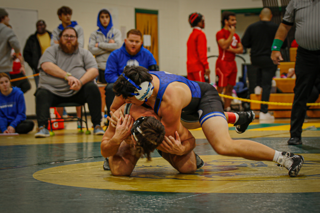On Friday and Saturday, the Oakcrest Wrestling Team was back in action, hosting a home meet full of victories against Creek and Gami, then hit the road for an away tournament at Schalick- where the team walked away with 6 medals. Congrats to Coach Frederick and the team! Photos by Honors Digital Video & Editing student Stephen Lee