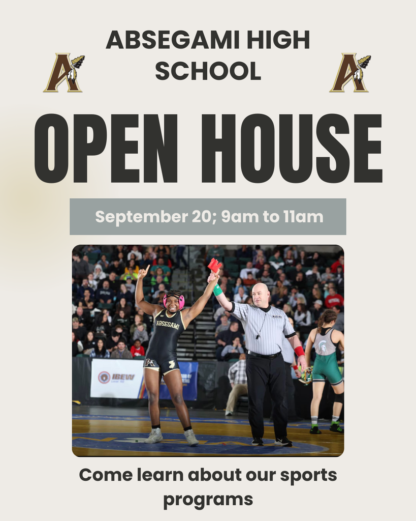 ahs open house is 9/20 from 9-11am