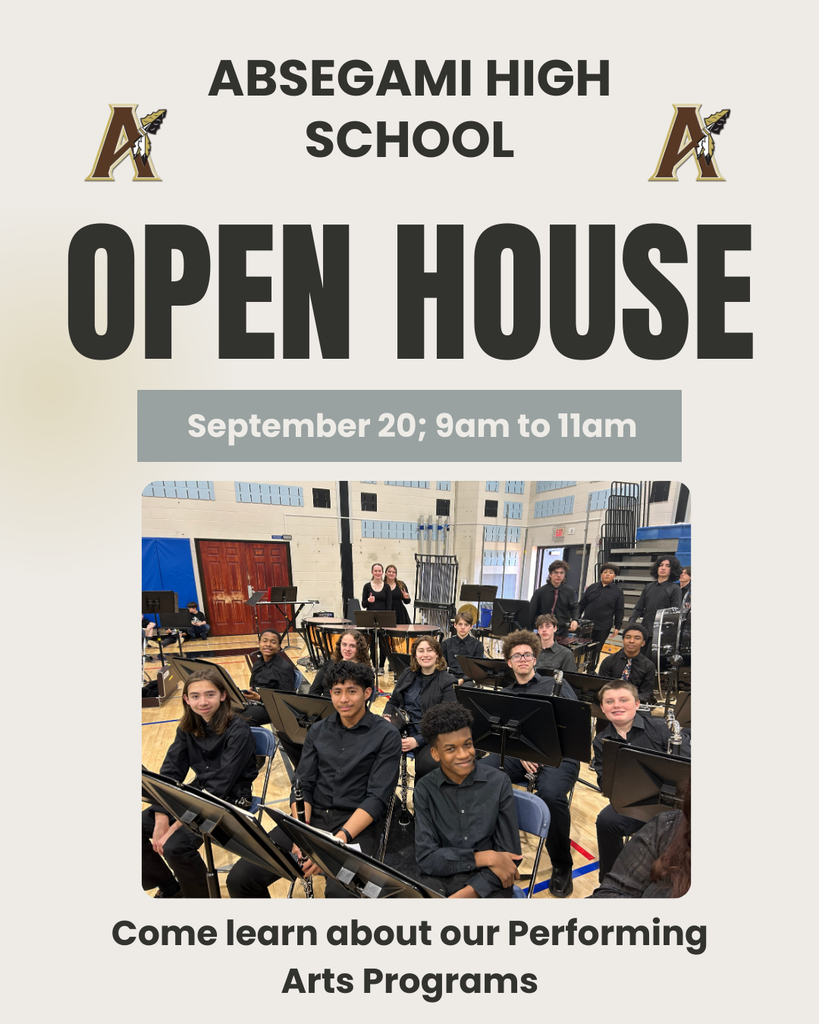 ahs open house is 9/20 from 9-11am