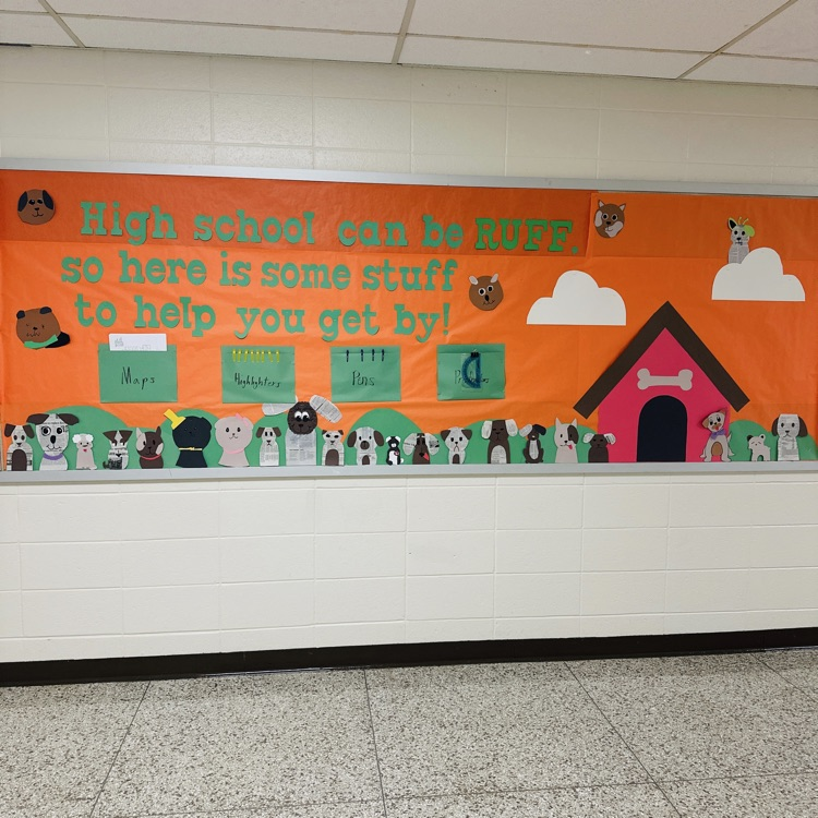 bulk item board made by students for support