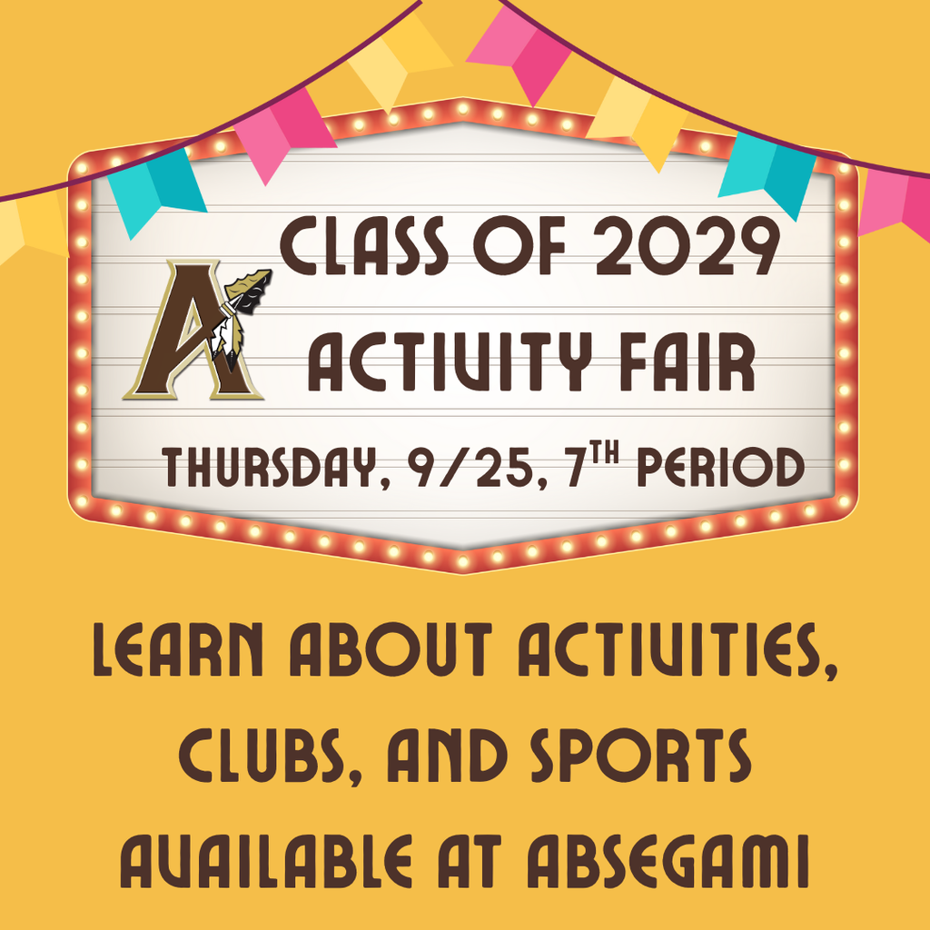 Class of 2029 Activity Fair Thursday, 9/25