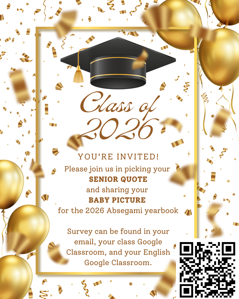 seniors can select their baby pic and senior quote via google form