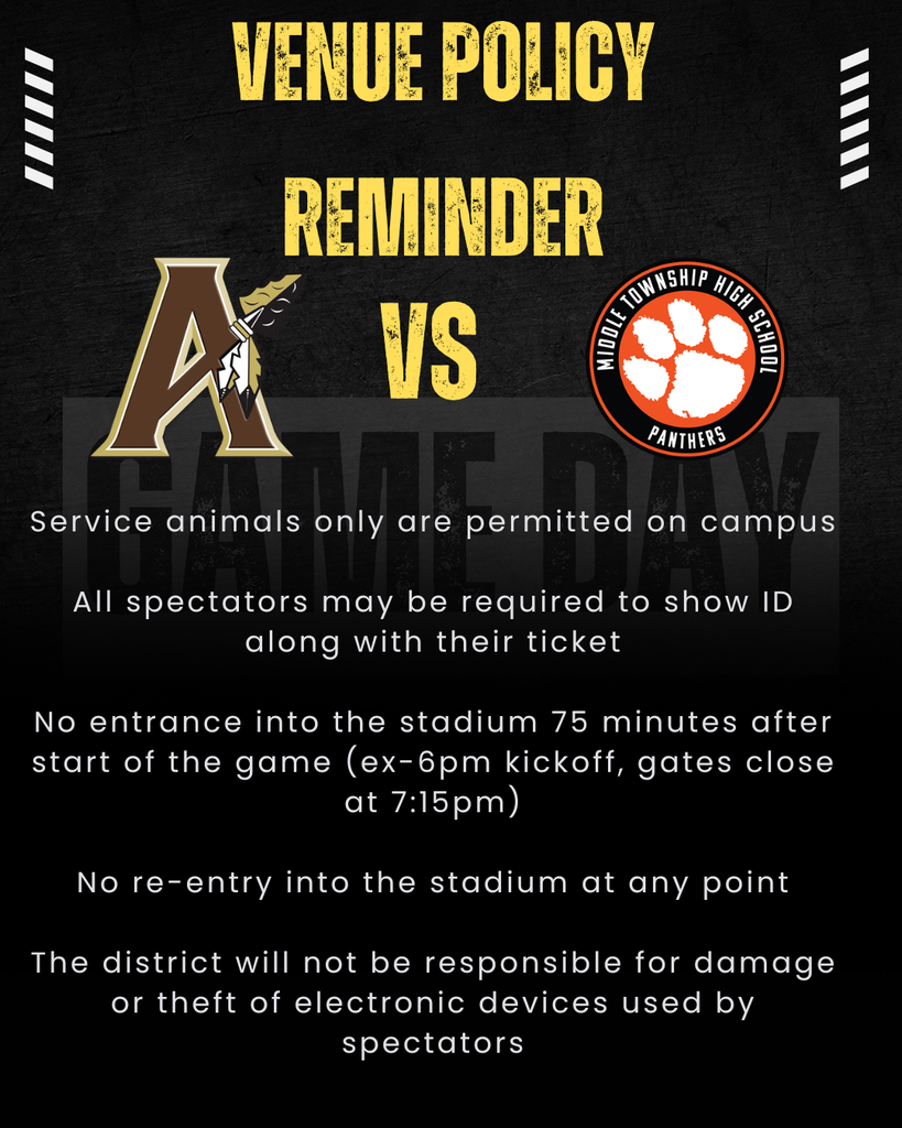 Venue policy 1
