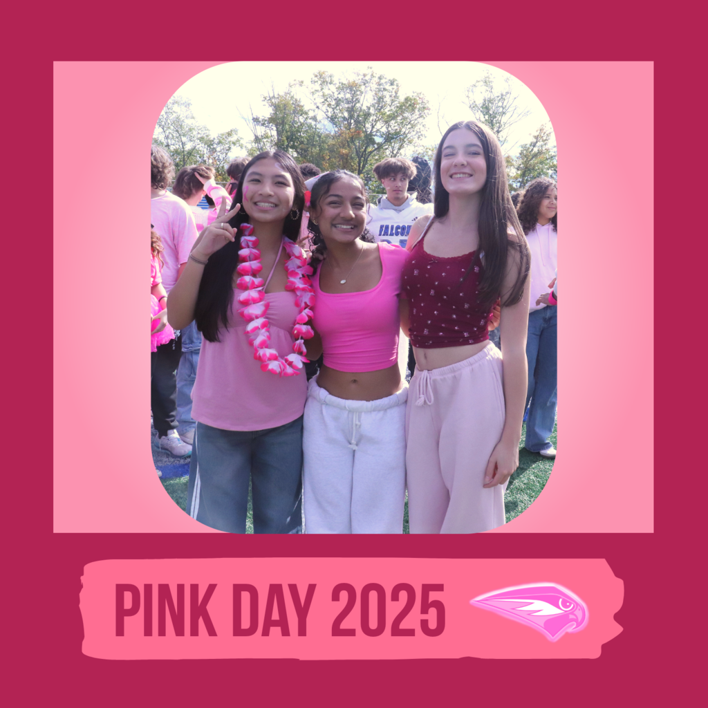 On October 17th, students and staff came together for a group photo on the football field dressed in pink to show their support in raising awareness for breast cancer and treatment. Additionally, staff participated in a denim day to raise funds to be donated to the MetaVivor Metastatic research foundation. Photos by: Jamie Chiao, Malik Hughes & Gio Archundia