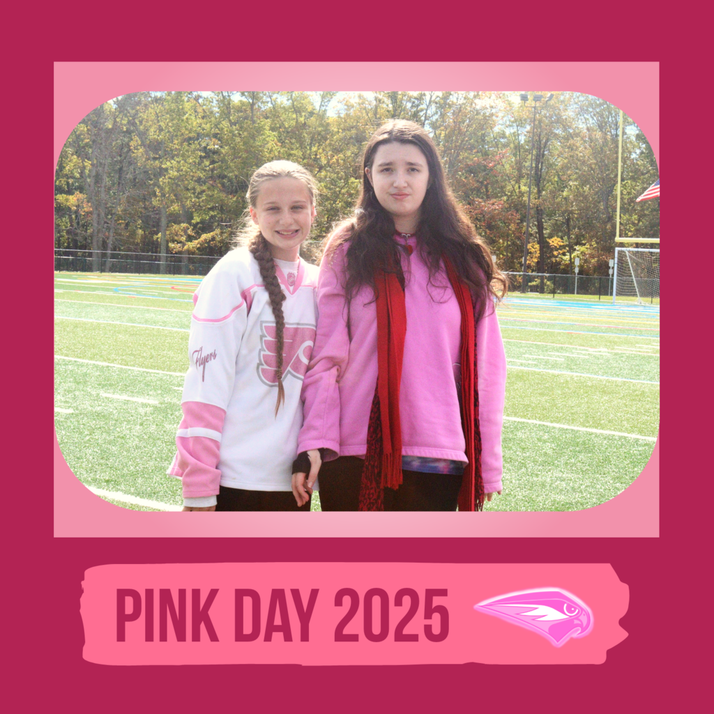 On October 17th, students and staff came together for a group photo on the football field dressed in pink to show their support in raising awareness for breast cancer and treatment. Additionally, staff participated in a denim day to raise funds to be donated to the MetaVivor Metastatic research foundation. Photos by: Jamie Chiao, Malik Hughes & Gio Archundia