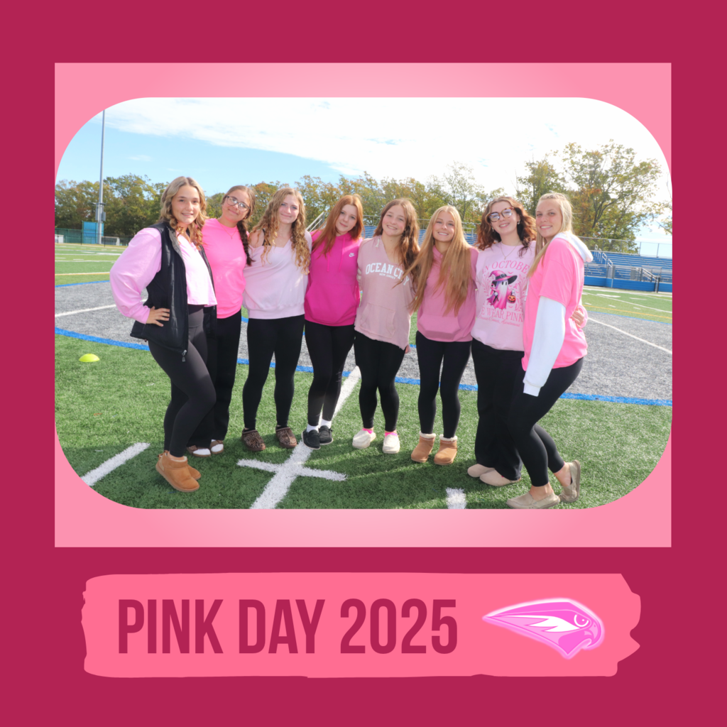 On October 17th, students and staff came together for a group photo on the football field dressed in pink to show their support in raising awareness for breast cancer and treatment. Additionally, staff participated in a denim day to raise funds to be donated to the MetaVivor Metastatic research foundation. Photos by: Jamie Chiao, Malik Hughes & Gio Archundia