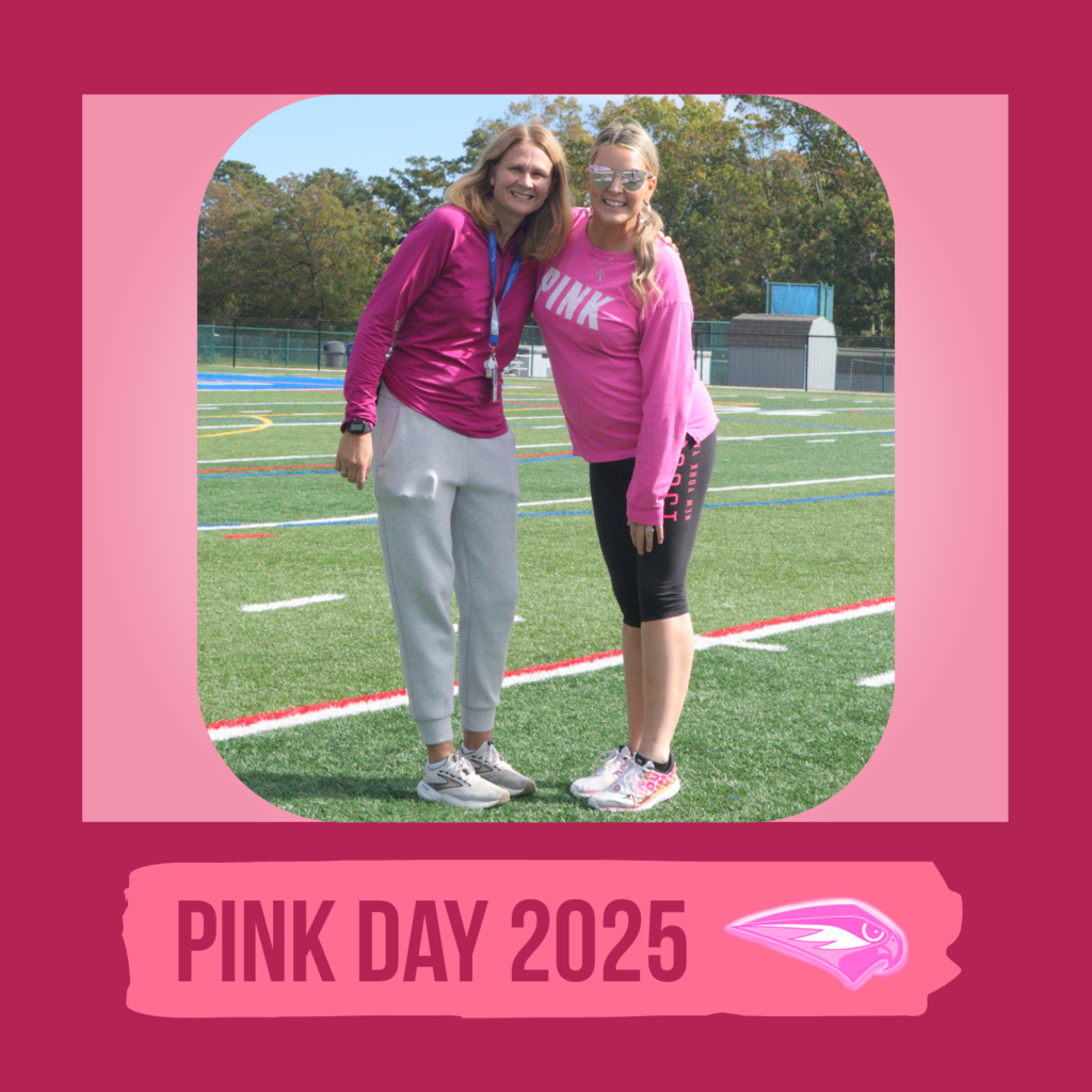 On October 17th, students and staff came together for a group photo on the football field dressed in pink to show their support in raising awareness for breast cancer and treatment. Additionally, staff participated in a denim day to raise funds to be donated to the MetaVivor Metastatic research foundation. Photos by: Jamie Chiao, Malik Hughes & Gio Archundia