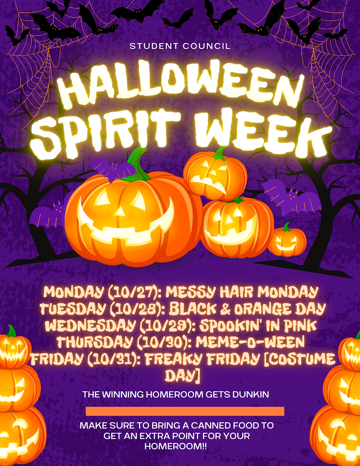 Halloween Spirit Week