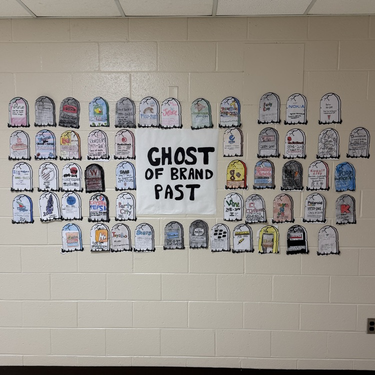 wall art of cemetery stones of past brands