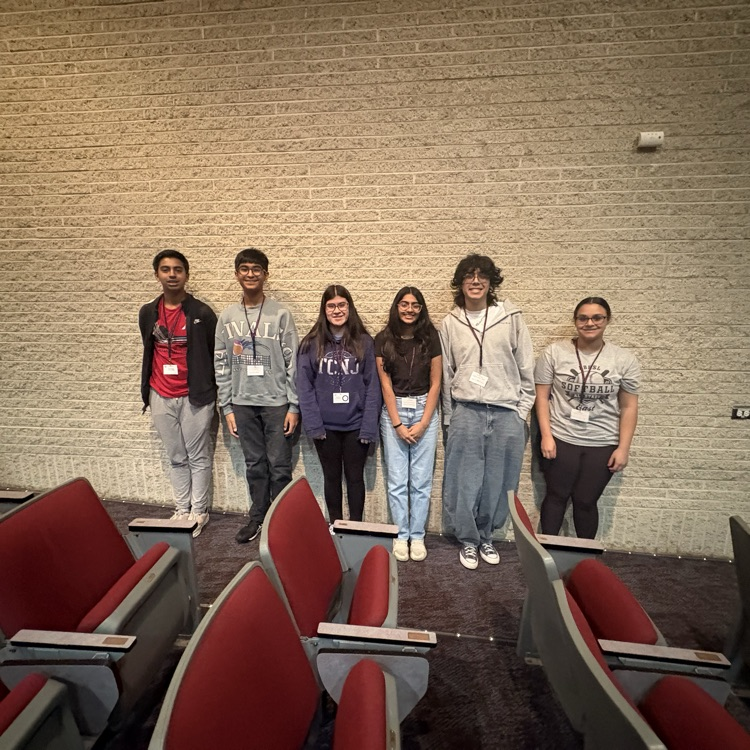 students standing together at a field trip