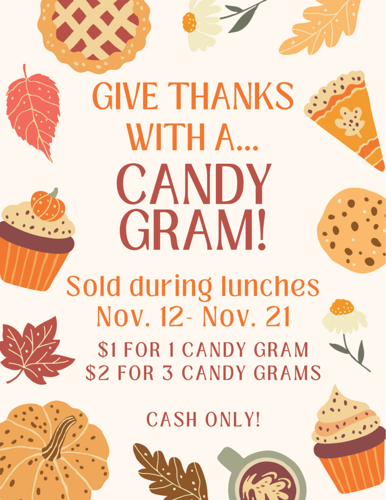 candy gram fundraiser flyer