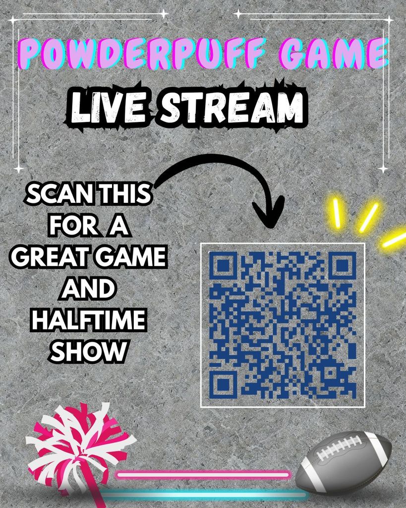 Get ready for Powderpuff Football! The annual junior vs. senior rivalry football game takes place this year on Monday November 24th at 4pm. Can't make it to the game but still want to watch? Check out the livestream on the @ohsdigitalvideo YouTube feed, broadcast by students in our Digital Communications Magnet program.