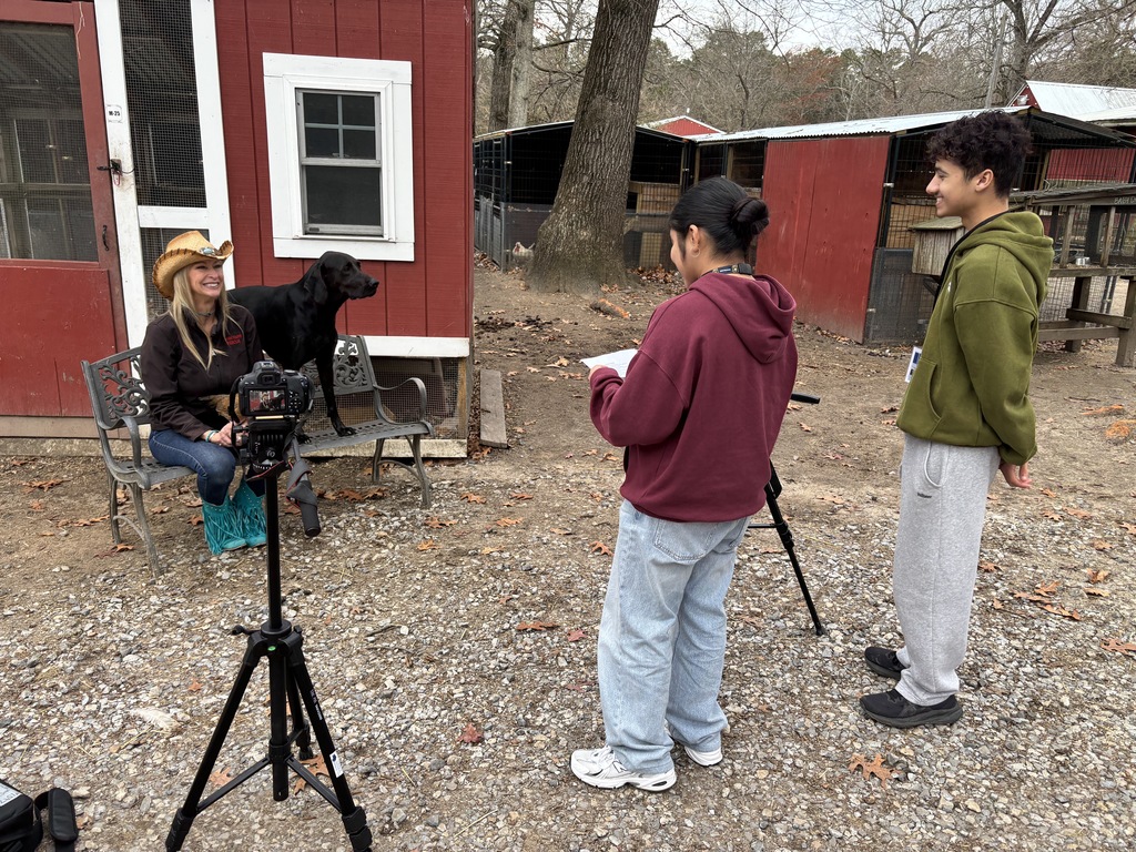 Recently, students from Oakcrest Media and the Digital Communications Magnet program traveled to The Funny Farm to create a promotional video to showcase the  services that owner Laurie Zaleski and her volunteer staff provide to local rescue animals and the community. For more info about Laurie's story, the farm or how you can help their cause, visit funnyfarmrescue.org
