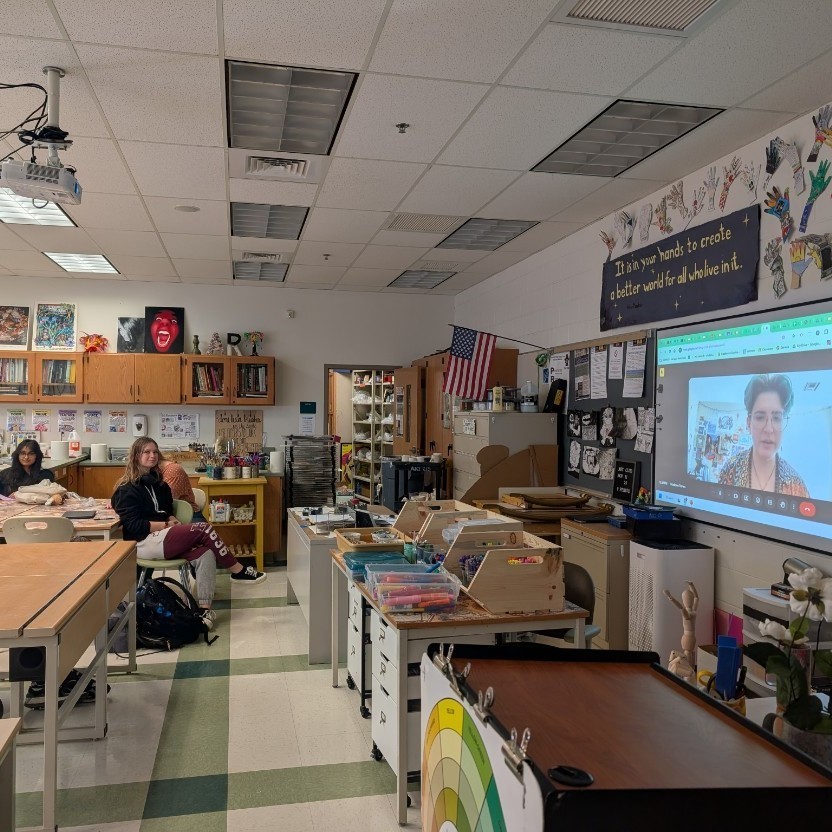 "Ask an Illustrator" presentation with Cedar Creek 2019 graduate and professional illustrator Mads Torres