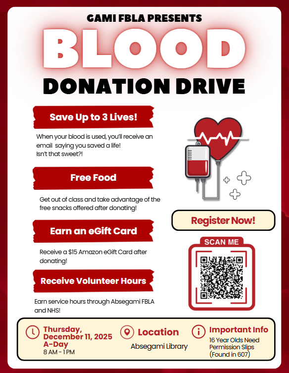 blood drive flier 