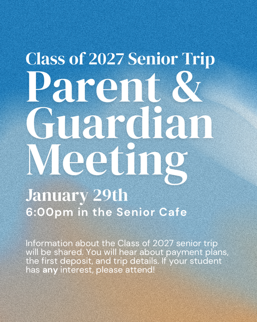 current juniors are planning for their senior trip