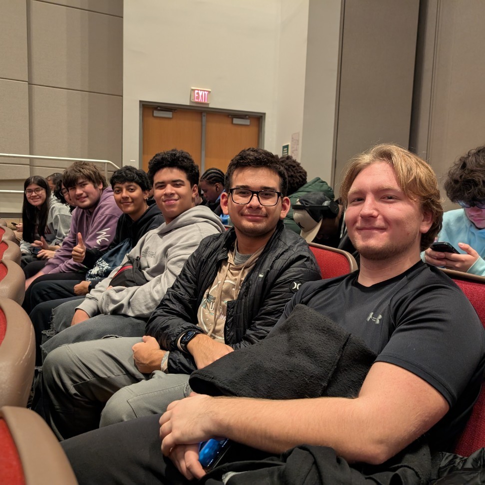 Team 8130 waiting for the reveal of this year's challenge 