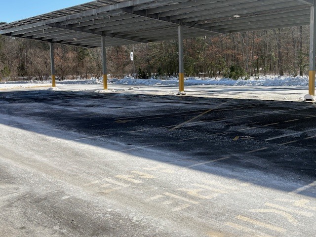 front of building snow removal