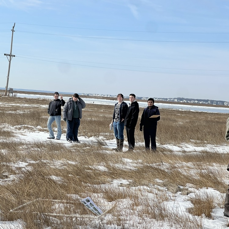 beautiful winter day to collect data! 