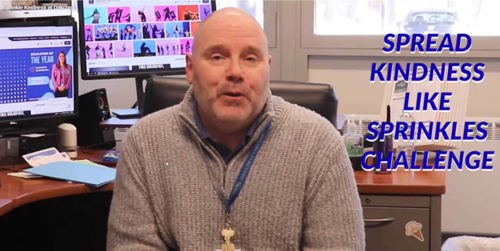 Oakcrest High School Takes the "Sprinkles for Kindness" Challenge!  https://youtu.be/XiGUqTgmLpM?si=Xz5RTGTWvhjA8SMl