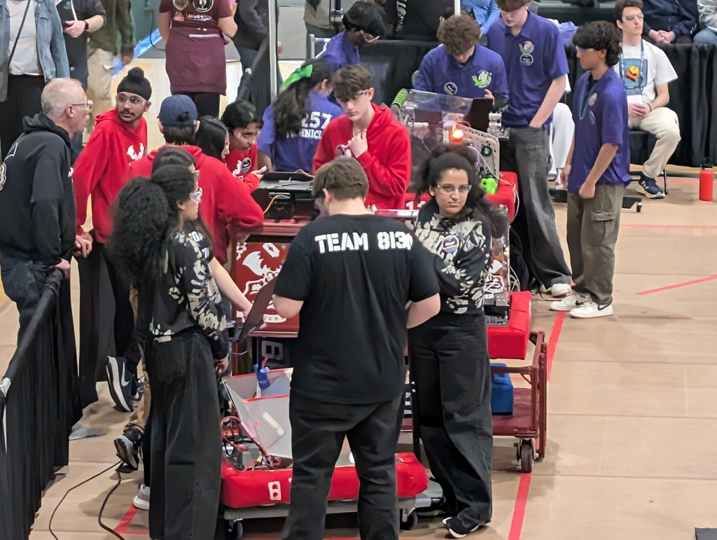 last minute adjustments before going out there. 