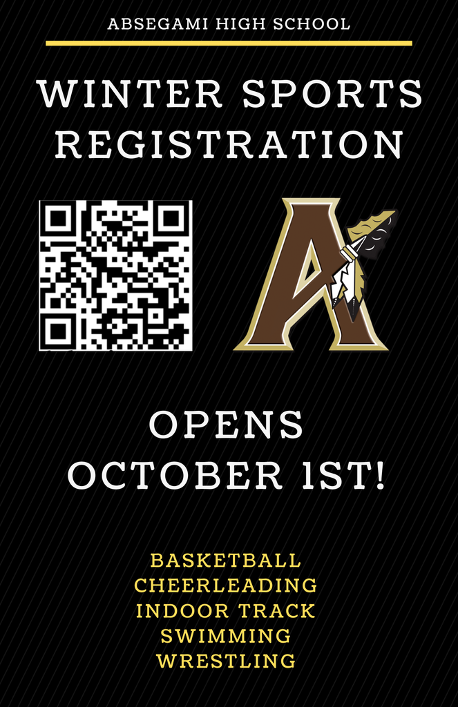 Winter Sports registration opens October 1st!