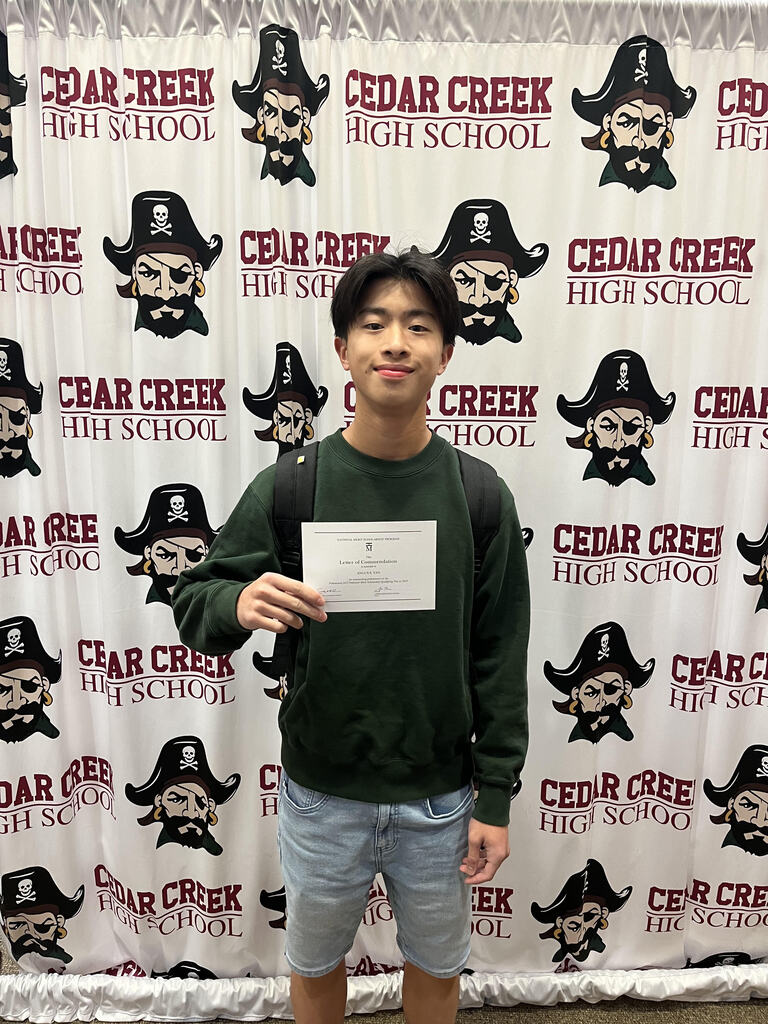 Congrats to Angus Tan who was recognized as a 2027 National Merit Scholarship Honoree