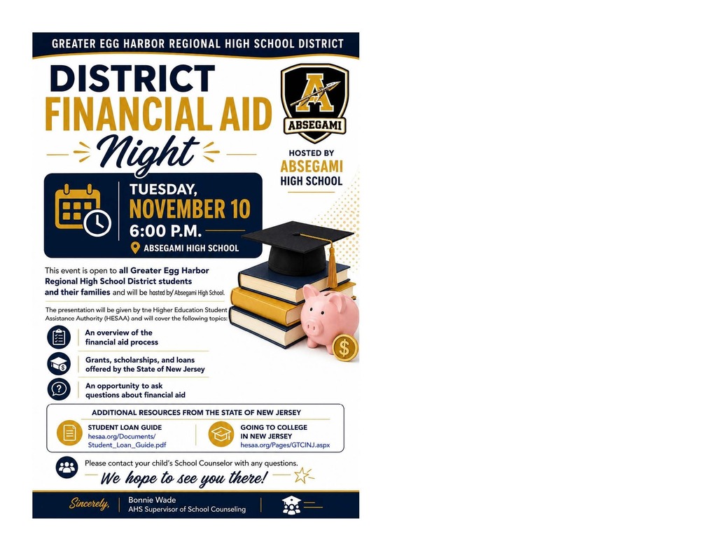 District financial aid flyer
