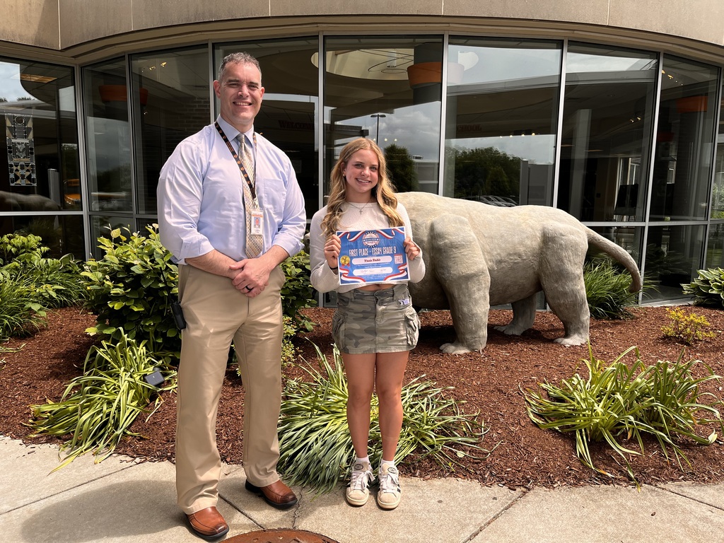 Kasia Rabic finishes in first place in the Westmoreland 250 PA Youth Poster Contest