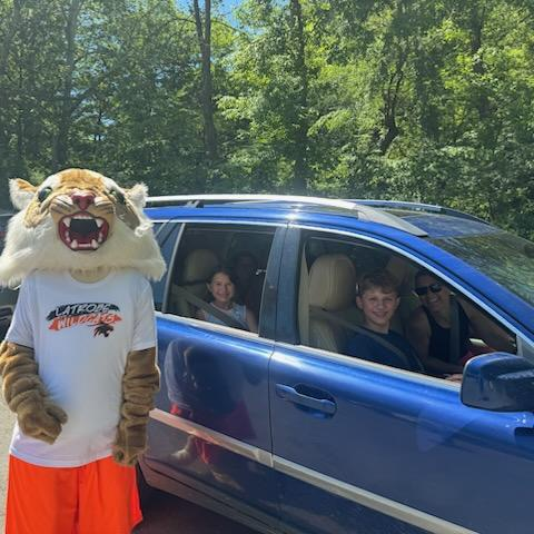 wildcat welcoming guests