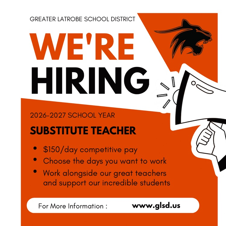 GLSD is hiring Substitute Teachers 