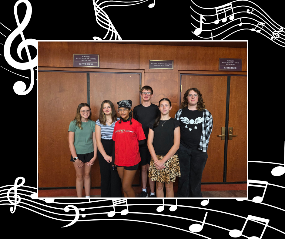 Students attending Summer Music Institute