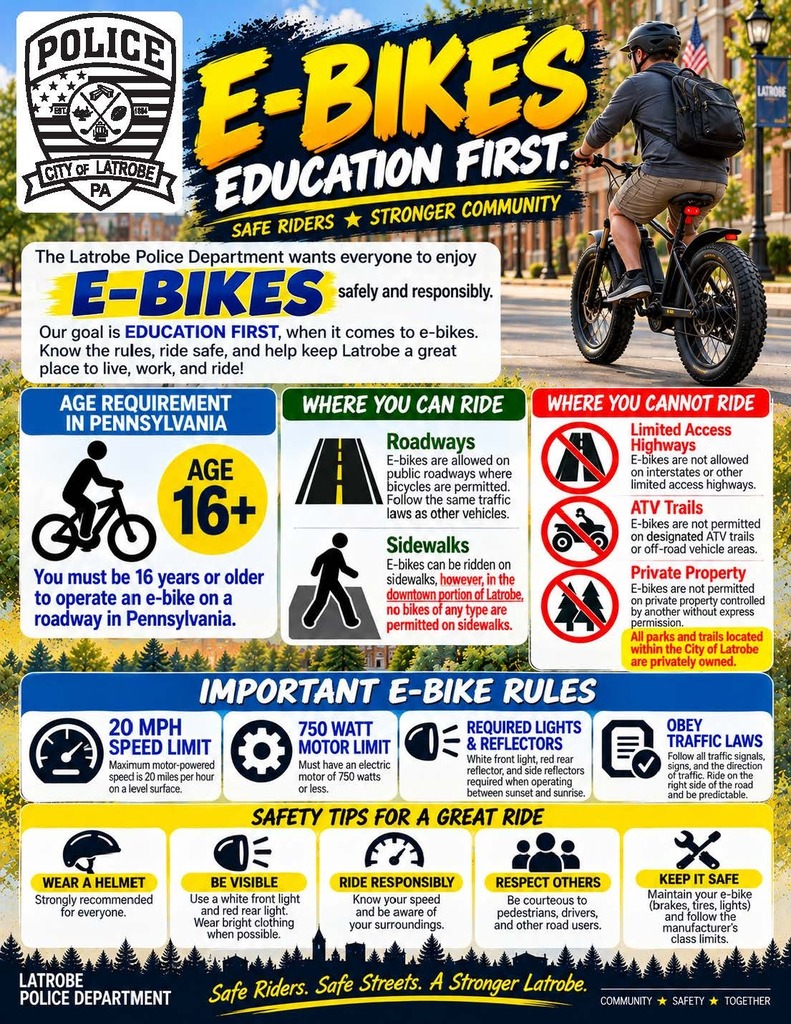 E-Bikes: Education First