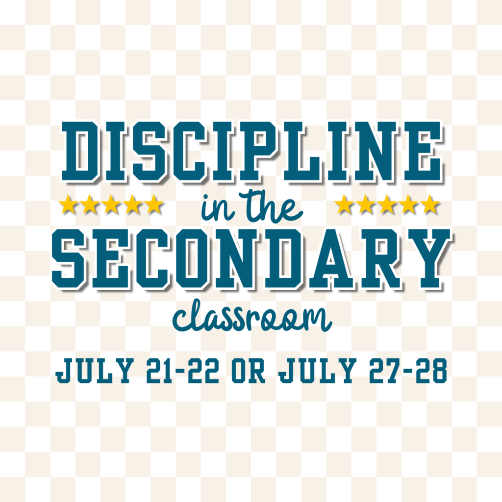 Discipline in the Secondary Classroom