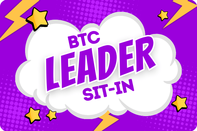 BTC Leader Sit-in