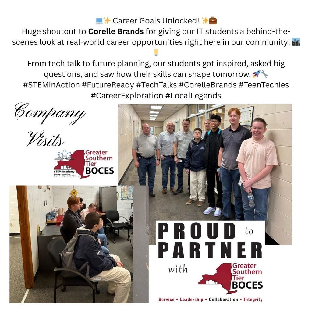 💻✨ Career Goals Unlocked! ✨💼 Huge shoutout to Corelle Brands for giving our IT students a behind-the-scenes look at real-world career opportun