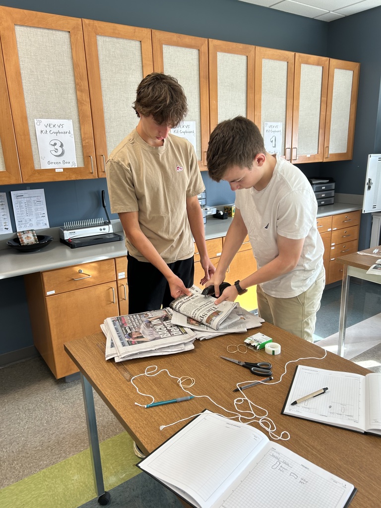 New Visions Engineering: Principles of Engineering - First Challenge!