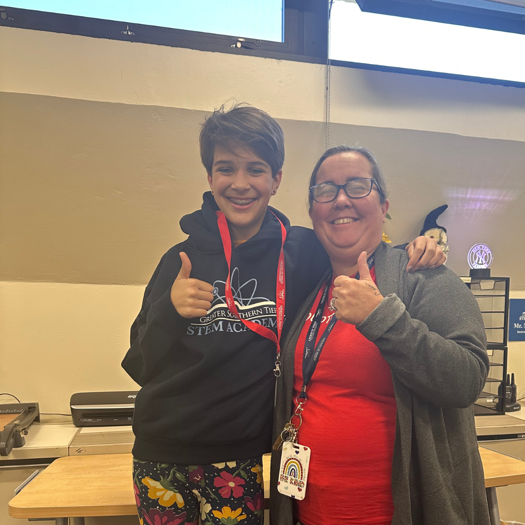 Mrs. Miller presenting SOM awards