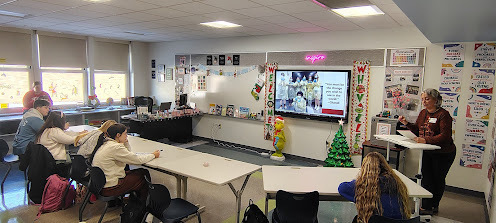 How well does Mrs. Bristol give directions — and are the students really listening? Can they follow along to draw the mystery picture?