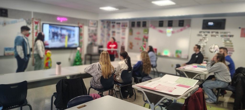 Presenting, laughing, learning — New Visions Human Services and Education students had a blast sharing their work with School Counselors and Principals.