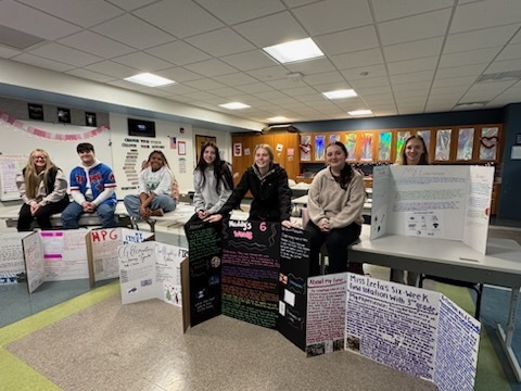 Wildwood Campus New Visions Human Services and Education students presenting their rotations.