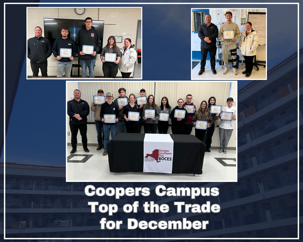 December Coopers Campus Top of the Trade
