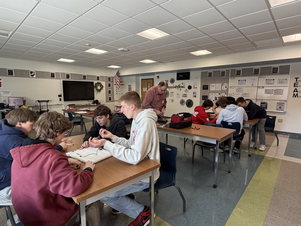 NV Engineering students with Mr. O'Dell